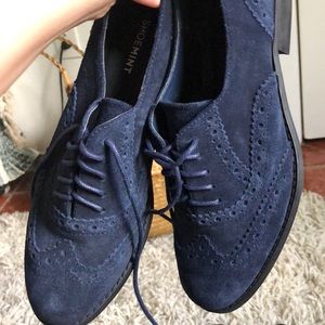 Navy Oxfords